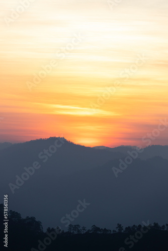 colorful dramatic sky with cloud at sunset.beautiful sky with clouds background