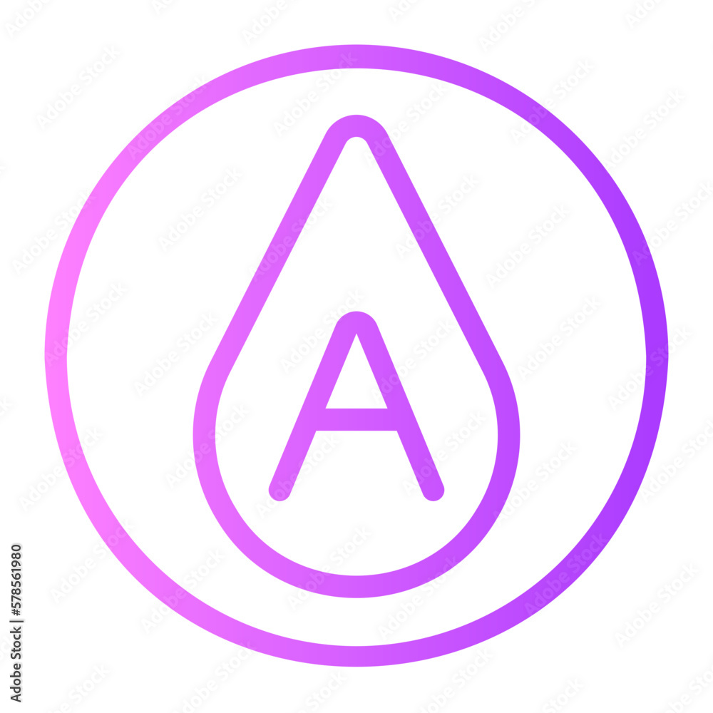 vitamin a gradient icon vitamin a gradient icon
