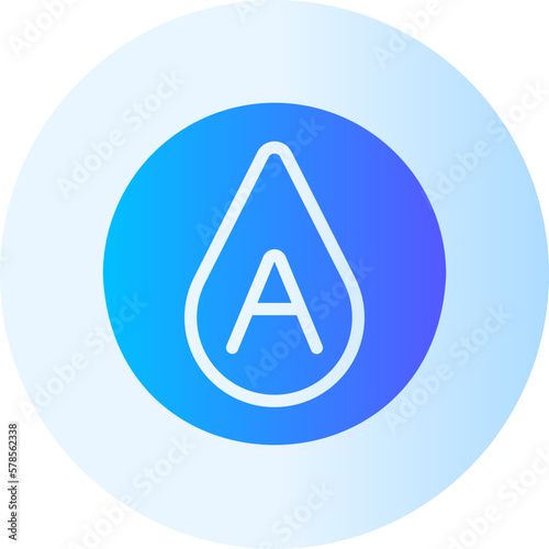 vitamin a gradient icon