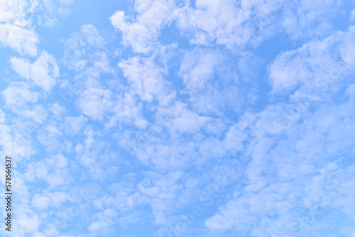 white cloud on blue sky  natural background