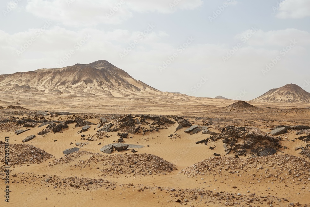 The Otherworldly Black Desert in Western Egypt