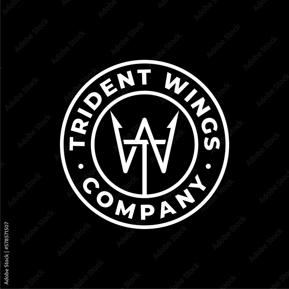 WT initial letter business logo emblem vector WT initial letter business logo emblem vector