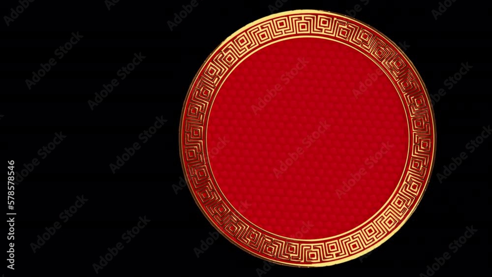 Chinese New Year Coin Transition with Alpha Channel Chinese New Year Coin Transition with Alpha Channel