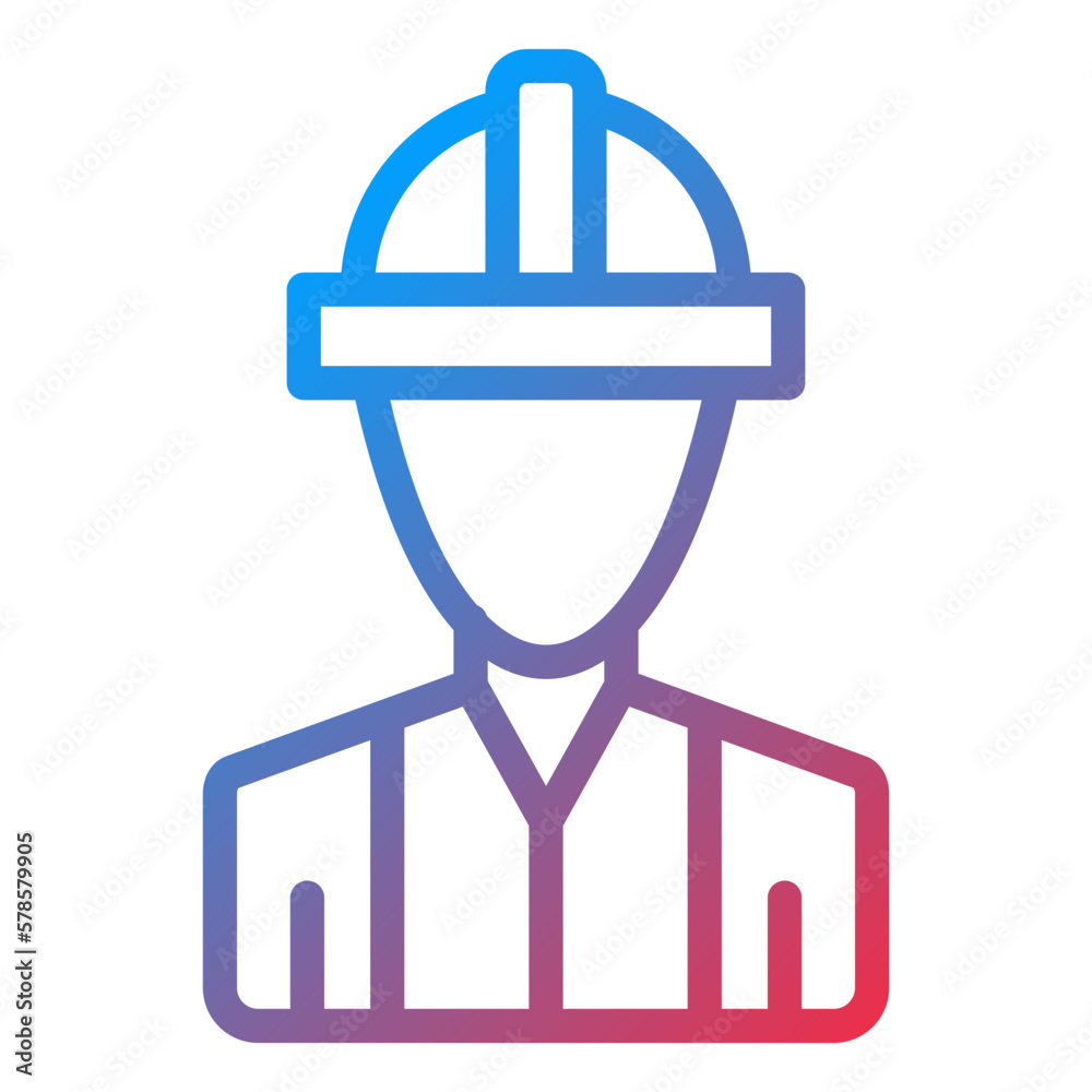 Vector Design Engineer Icon Style Vector Design Engineer Icon Style