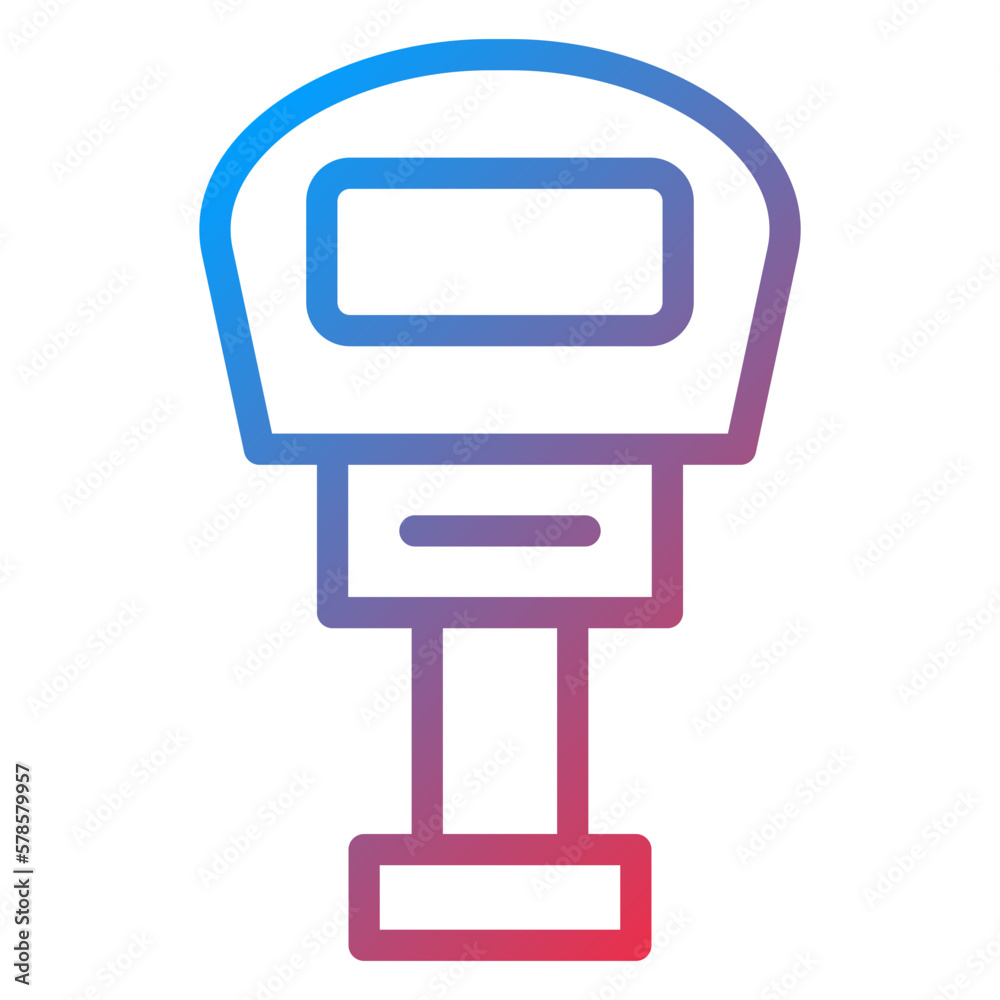 Vector Design Parking Meter Icon Style