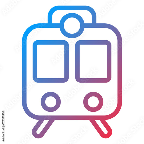 Vector Design Train Icon Style