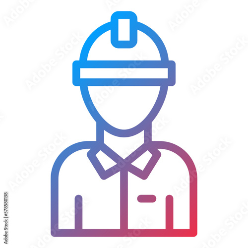 Vector Design Worker Icon Style