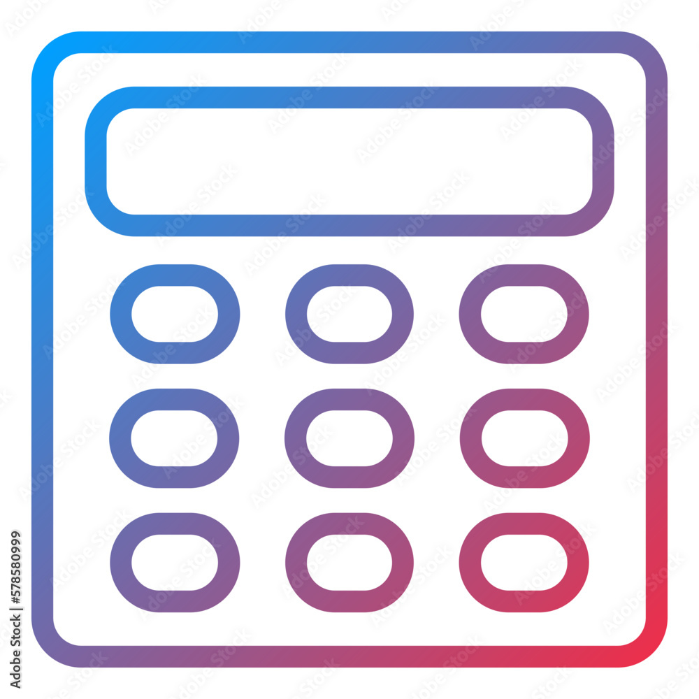 Obraz premium Vector Design Calculator Icon Style