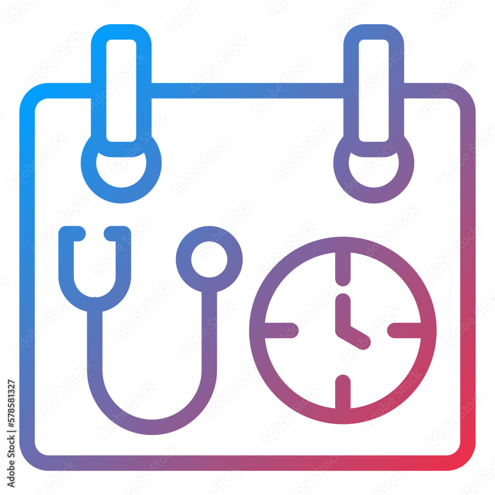 Vector Design Medical Appointment Icon Style Vector Design Medical Appointment Icon Style