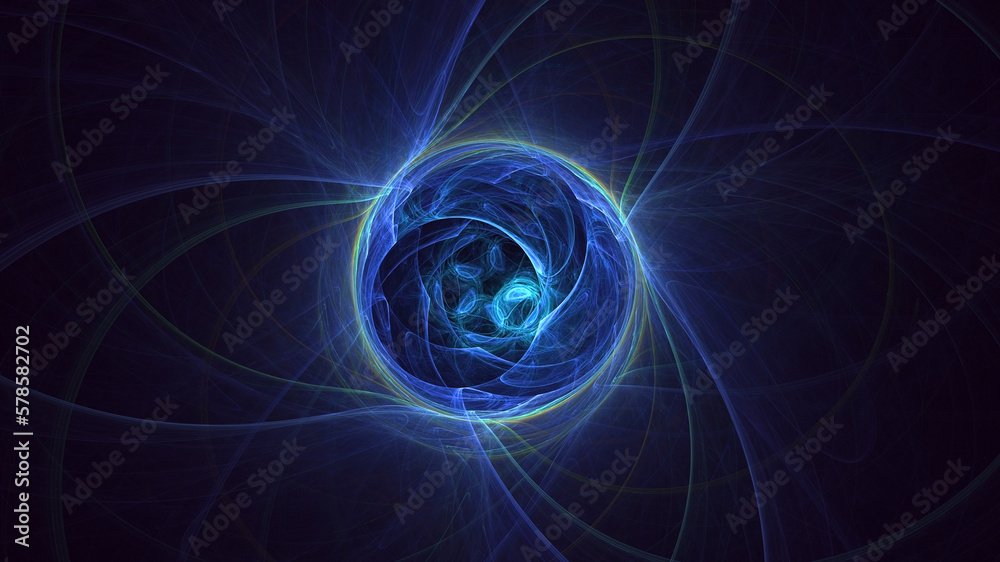 3D rendering abstract circle light background 3D rendering abstract circle light background