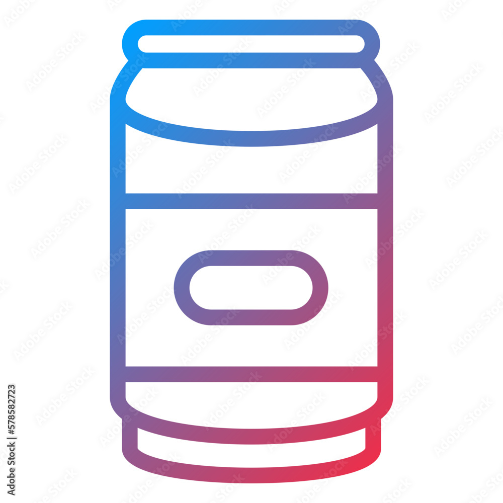 Vector Design Soda Can Icon Style Vector Design Soda Can Icon Style