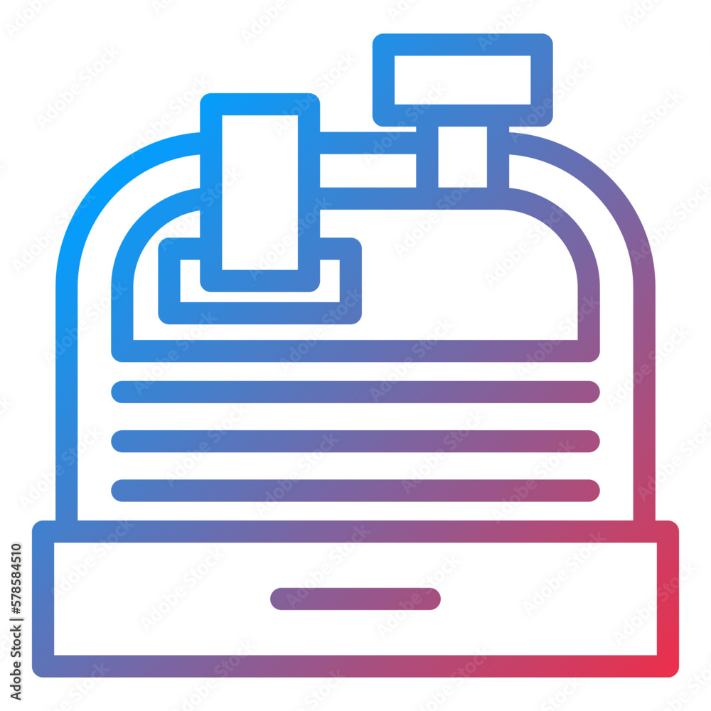 Vector Design Cashier Machine Icon Style Vector Design Cashier Machine Icon Style
