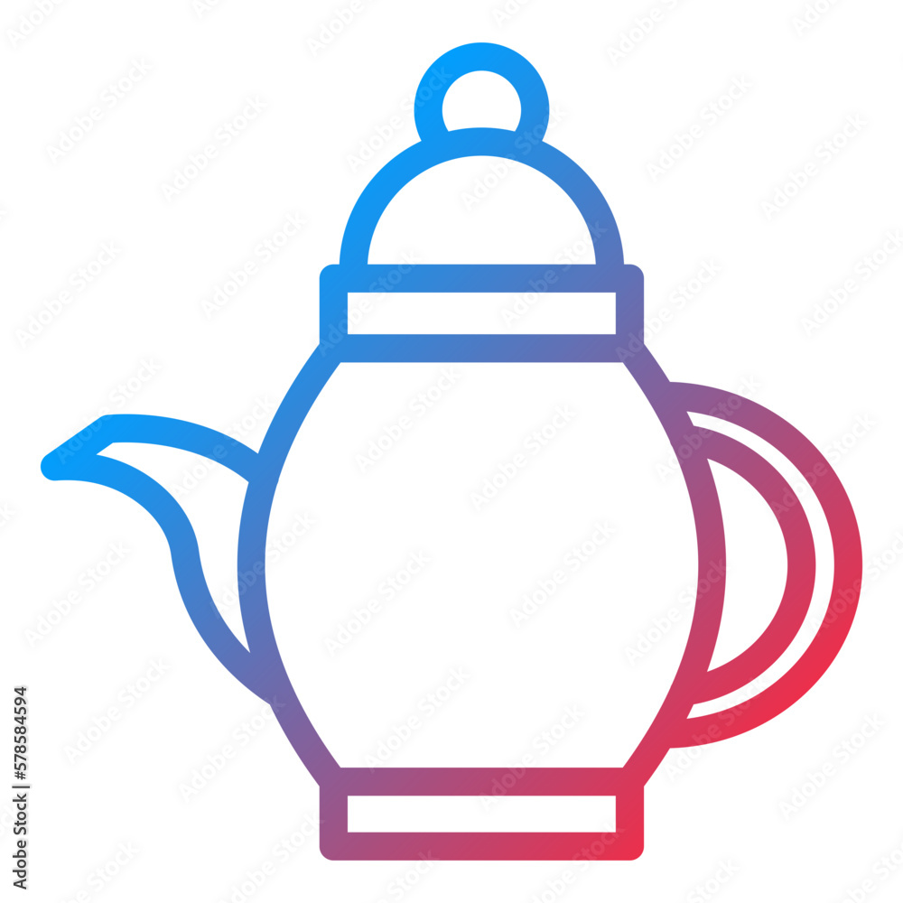 Obraz premium Vector Design Teapot Icon Style