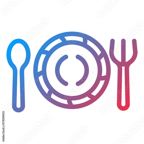Vector Design Plate Icon Style
