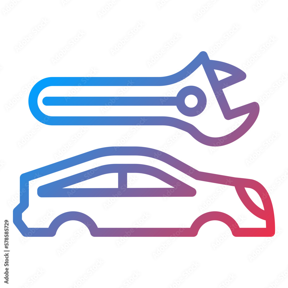 Vector Design Car Body Repair Icon Style Vector Design Car Body Repair Icon Style