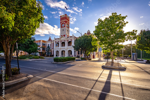 Historical City Hall building in Toowoomba, Queensland, Australia photo