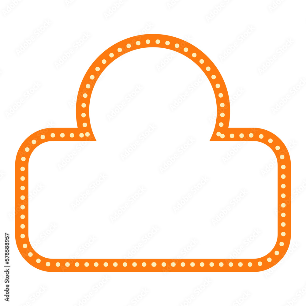 Obraz premium Flat Casino Frame