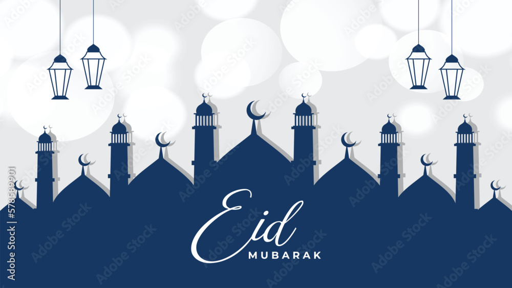 eid mubarak and eid alfitr illustration with shiny background eid mubarak and eid alfitr illustration with shiny background