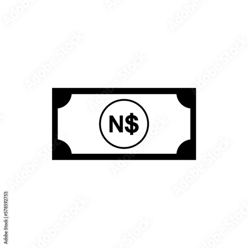 Namibia Currency Symbol, Namibian Dollar Icon, NAD Sign. Vector Illustration