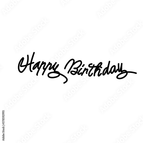 Happy Birthday Vector Lettering vectors