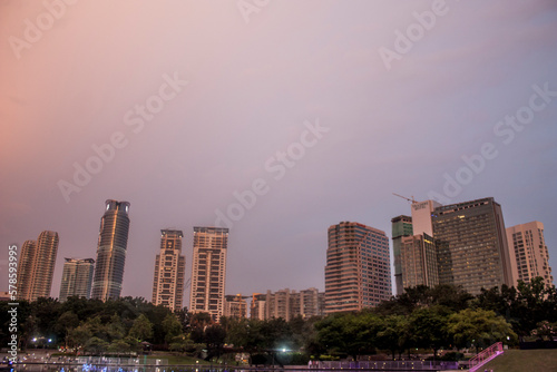 Photography Kuala Lumpur city center view