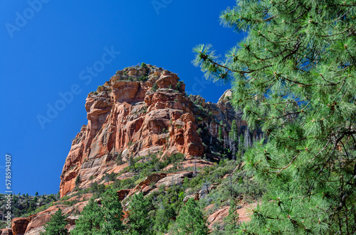 Red rock formation near Sedona in the United States