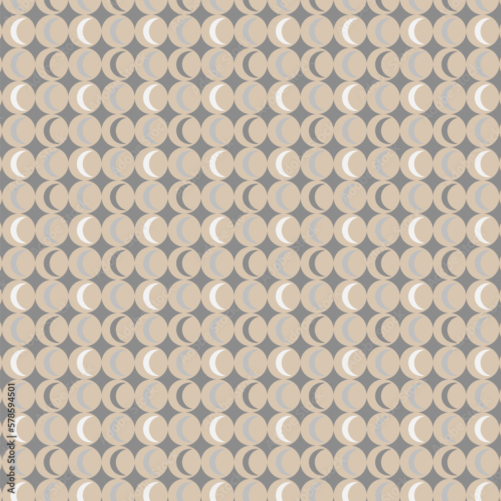 Seamless vector pattern. Background with circles. Can be used for wallpaper, pattern fills, web page background,surface textures.