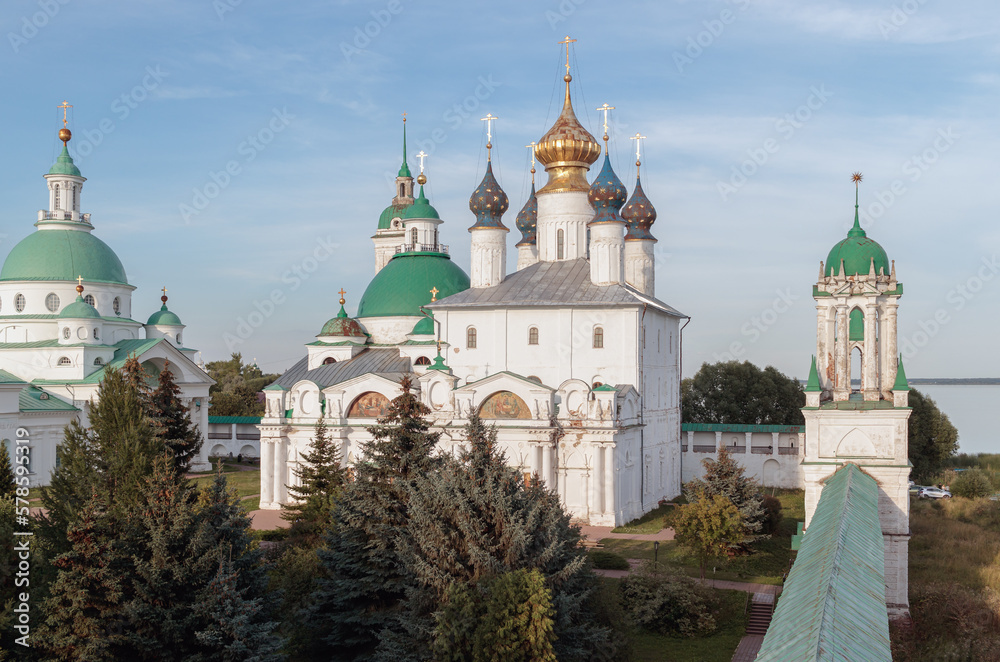 View of the Church of the Savior in the Seny in Rostov Kremlin.