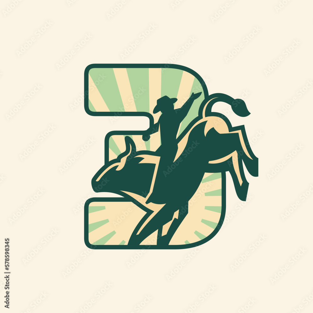 Number 3 Rise Sun Sky Rodeo Cowboy Number 3 Rise Sun Sky Rodeo Cowboy
