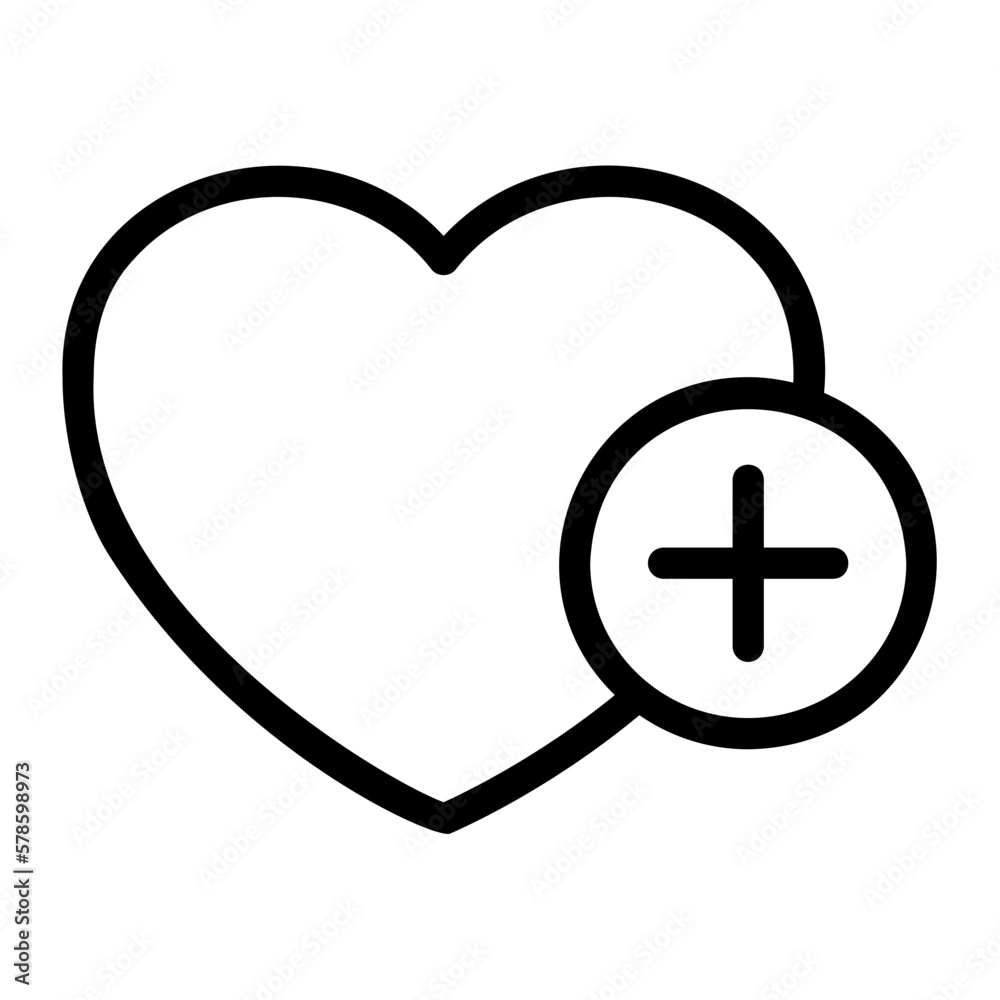 heart line icon heart line icon