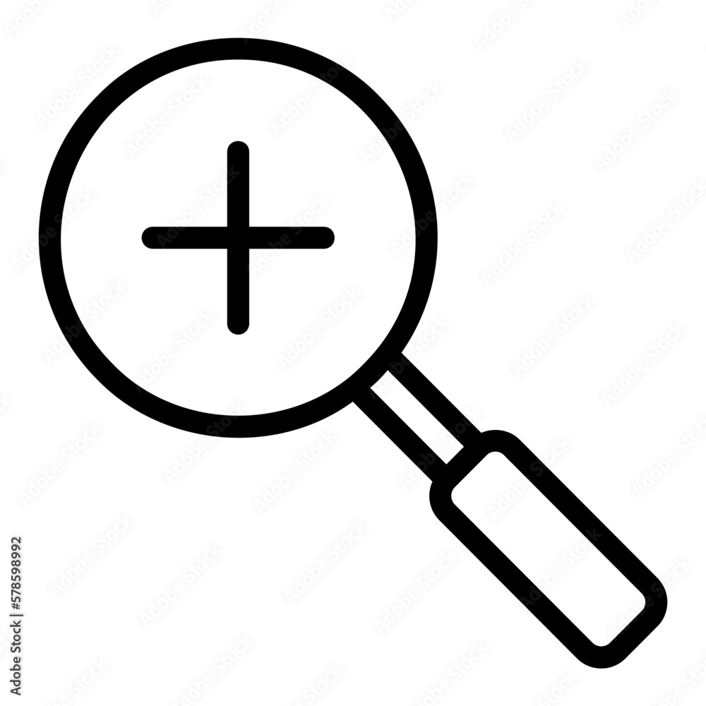 zoom line icon zoom line icon