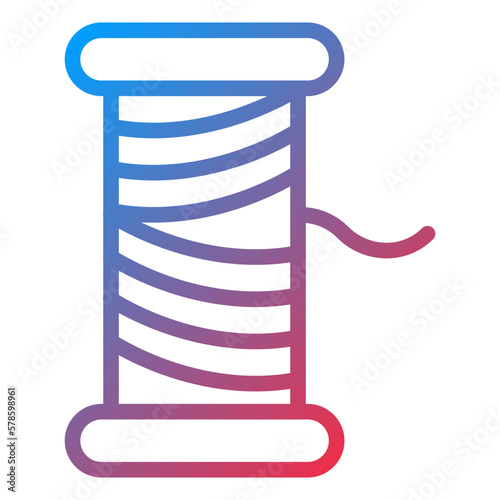 Vector Design Spool Icon Style