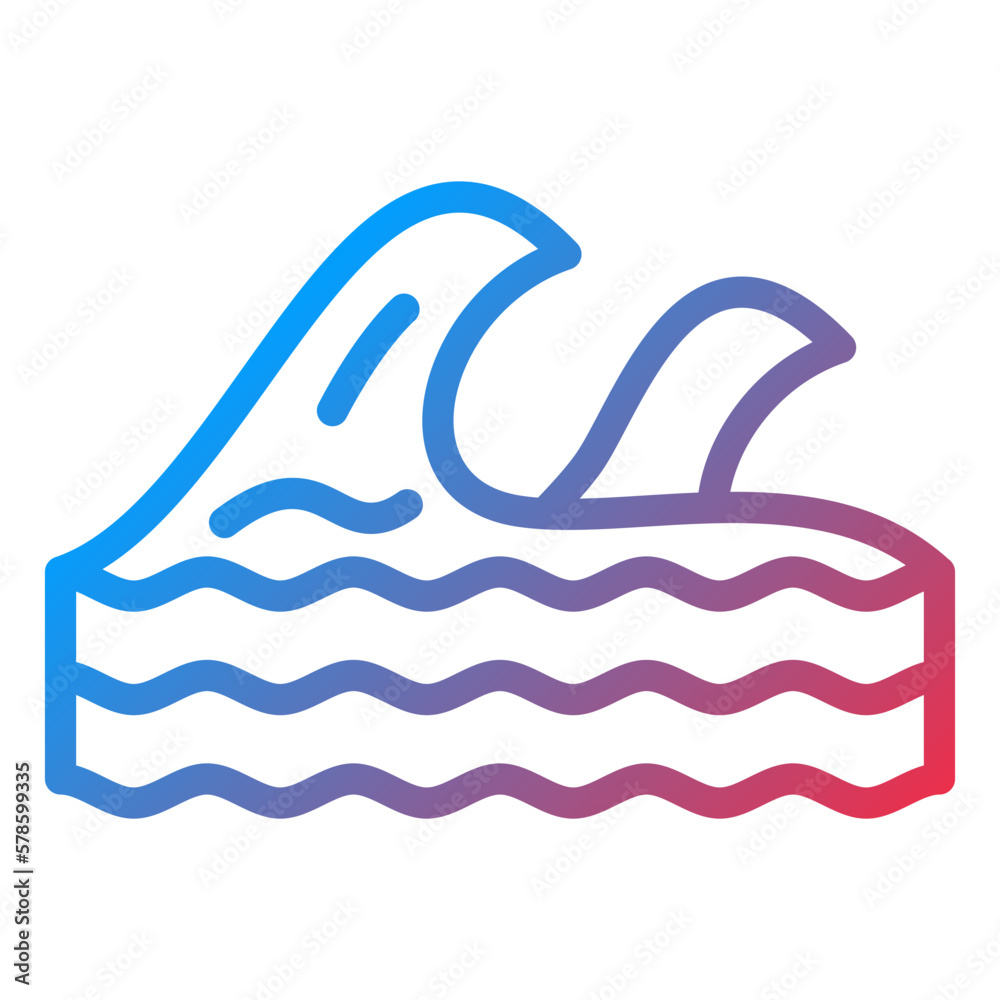 Vector Design Waves Icon Style Vector Design Waves Icon Style