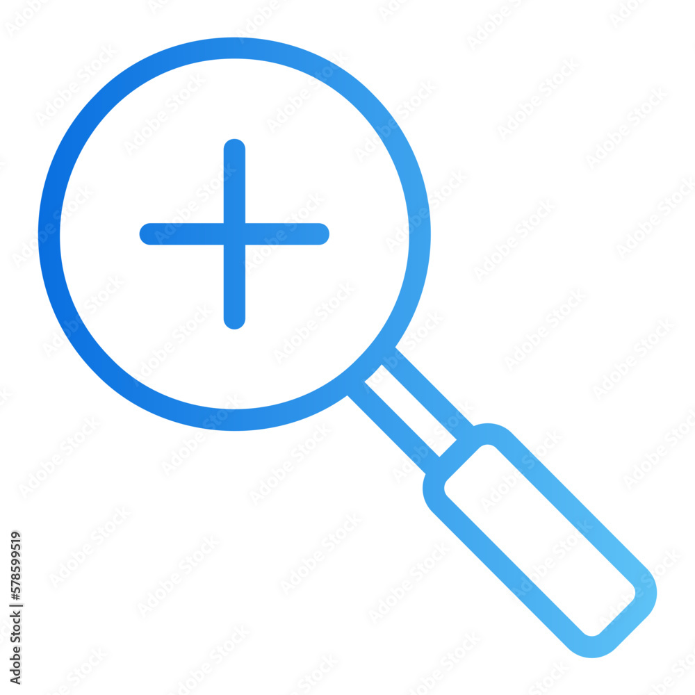 zoom gradient icon zoom gradient icon