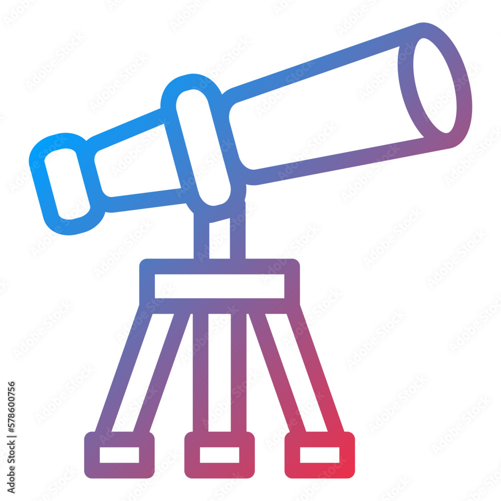 Vector Design Telescope Icon Style Vector Design Telescope Icon Style