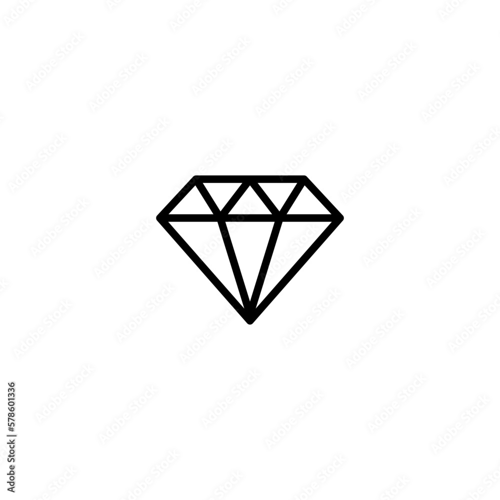 Diamond Trendy Icon vector design templates Diamond Trendy Icon vector design templates