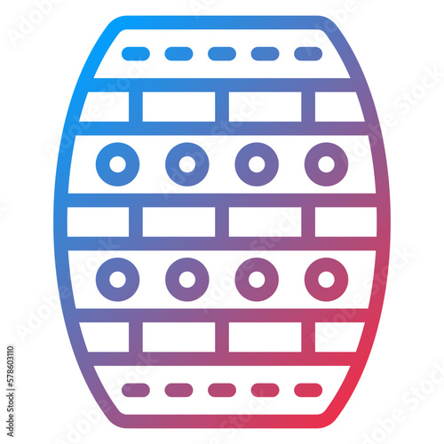 Vector Design Barrel Icon Style