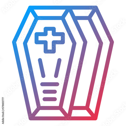 Vector Design Coffin Icon Style