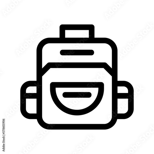 bag icon or logo isolated sign symbol vector illustration - high-quality black-style vector icons 