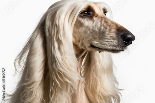 Afghan Hound: A Majestic Canine Portrait