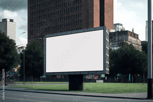 Mockup billboards city center outdoor advertising poster  advertising  roads  streets