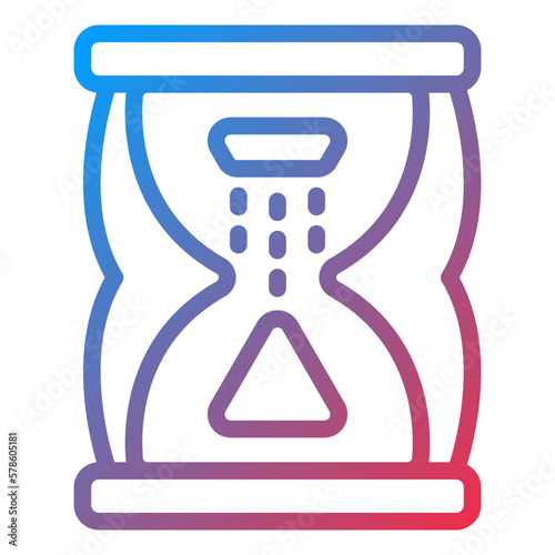 Vector Design Hourglass Icon Style