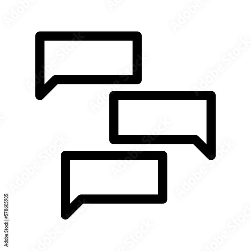 comment icon or logo isolated sign symbol vector illustration - high-quality black style vector icons
