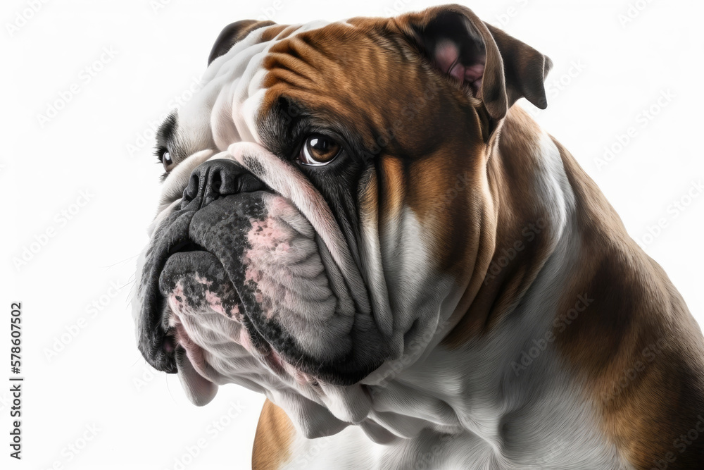 Regal English Bulldog Portrait