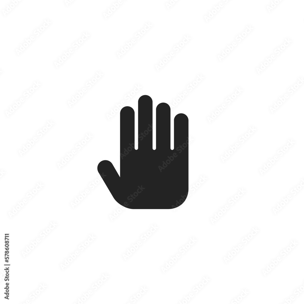 Hand - Pictogram (icon) Hand - Pictogram (icon)