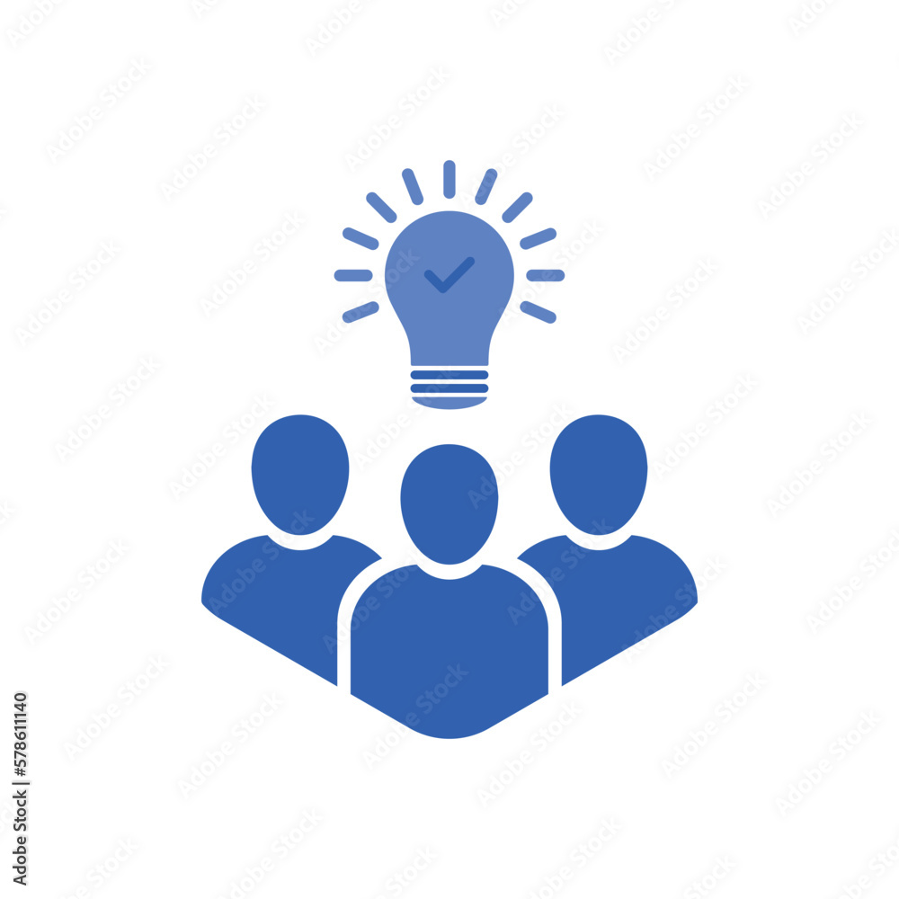 leadership innovation or expert insight icon. concept of aha moment skill or development service success. flat cartoon trend smart people meeting logotype graphic design web element isolated on white leadership innovation or expert insight icon. concept of aha moment skill or development service success. flat cartoon trend smart people meeting logotype graphic design web element isolated on white