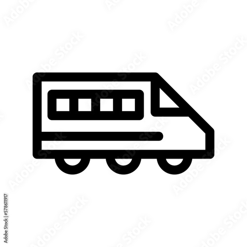 minibus icon or logo isolated sign symbol vector illustration - high quality black style vector icons

