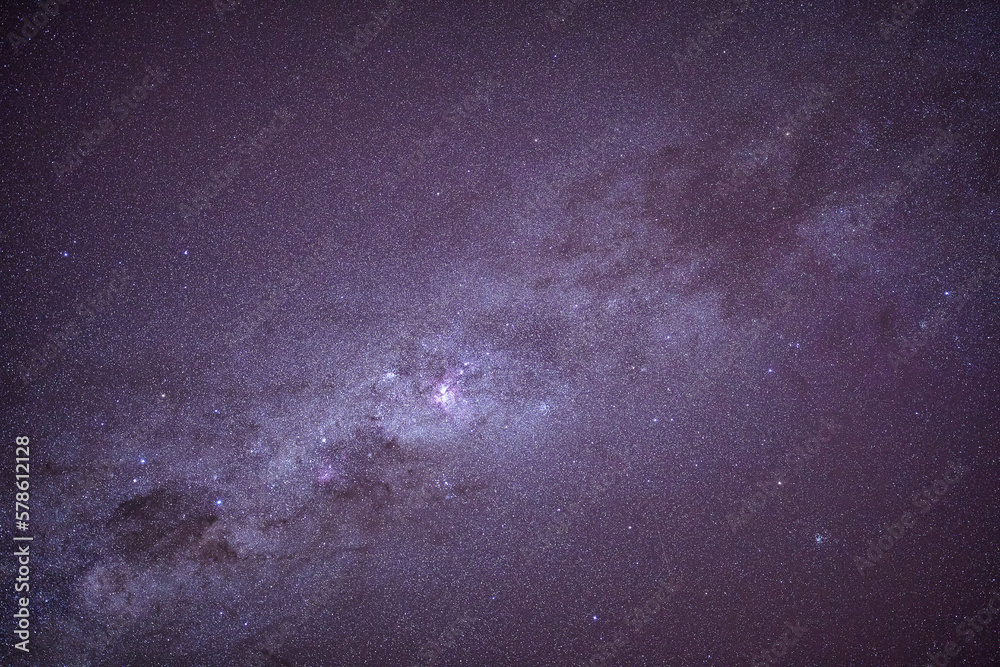 Obraz premium Milky way galaxy with stars and space dust in the universe.