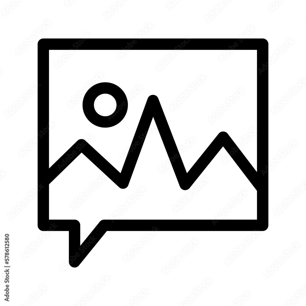 picture icon or logo isolated sign symbol vector illustration - high quality black style vector icons
