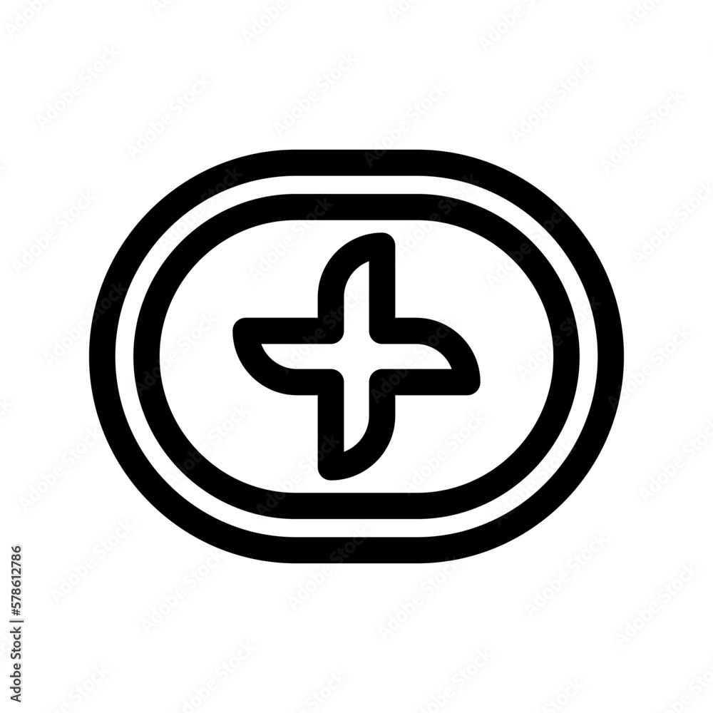 Obraz premium plus icon or logo isolated sign symbol vector illustration - high quality black style vector icons 